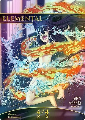 Elemental MTG token 4/4