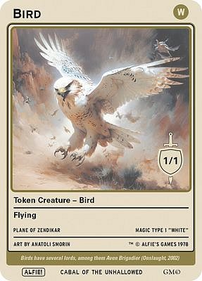 Bird MTG token 1/1