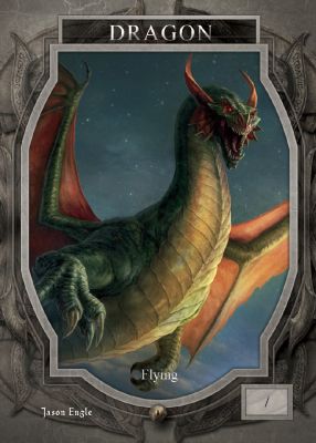 Dragon MTG token
