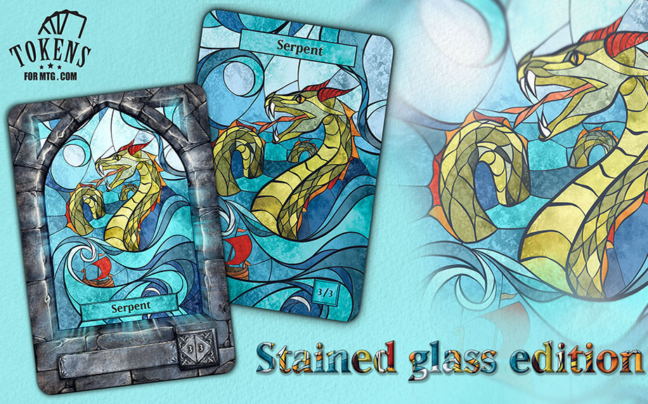 Meet our Stained Glass Tokens Kickstarter campaign image