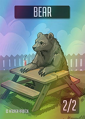 Bear MTG token 2/2