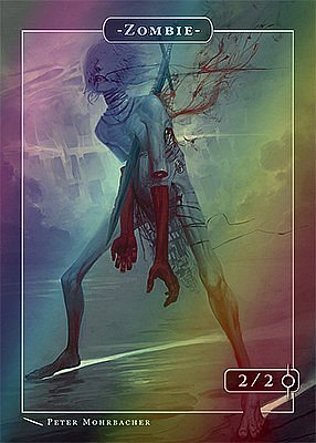 Zombie MTG token 2/2 (v.5)