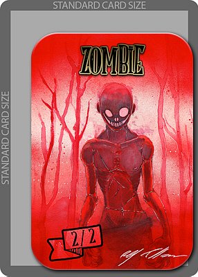 Zombie MTG token 2/2 (v.2)