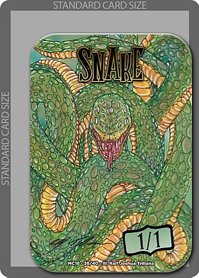 Snake MTG token 1/1