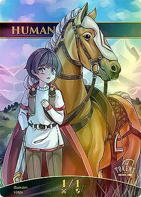 Human MTG token 1/1