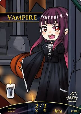 Chibi Vampire MTG token 2/2