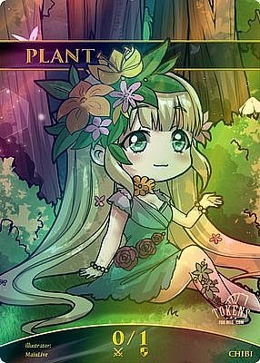 Chibi Plant MTG token 0/1