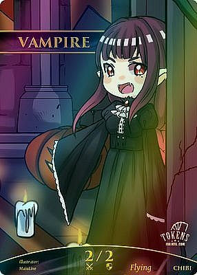 Chibi Vampire MTG token 2/2