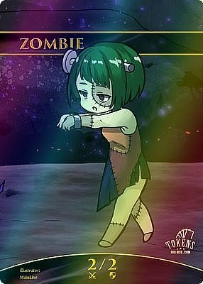 Chibi Zombie MTG token 2/2