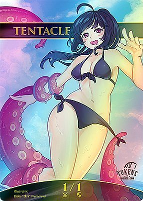 Tentacle MTG token 1/1