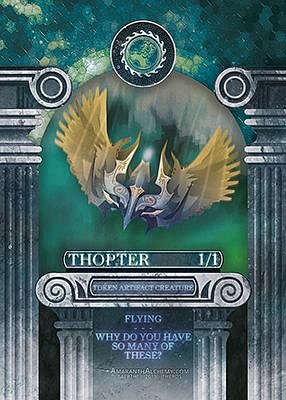 Thopter MTG token 1/1