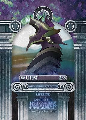 Wurm MTG token 3/3