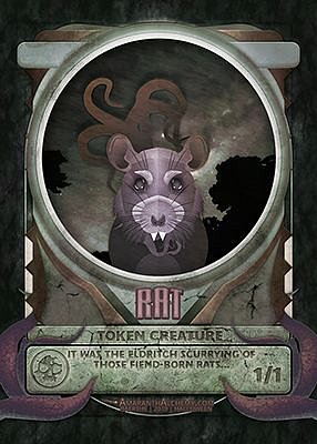 Rat MTG token 1/1