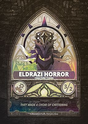Eldrazi Horror MTG token 3/2