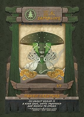 Saproling MTG token 1/1