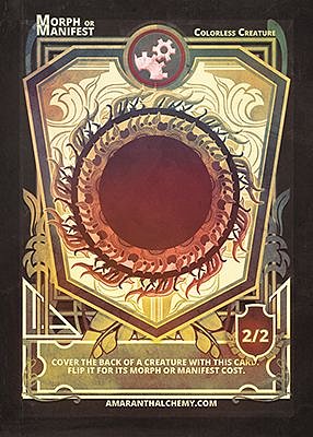 Morph / Manifest MTG token 2/2