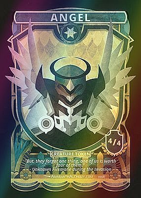Angel MTG token 4/4