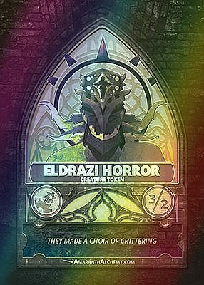 Eldrazi Horror MTG token 3/2