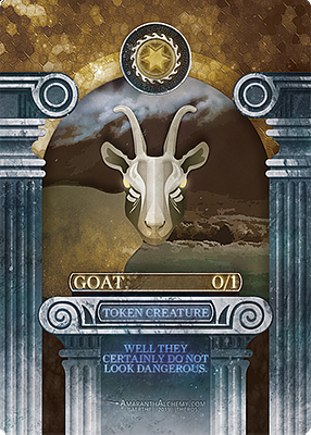 Goat MTG token 0/1