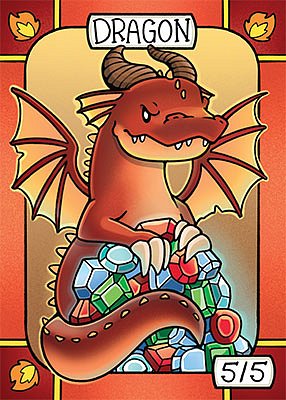 Dragon MTG token 5/5