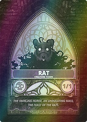 Rat MTG token 1/1 (v.2)