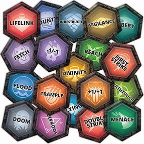 Set of MTG Ability Counters