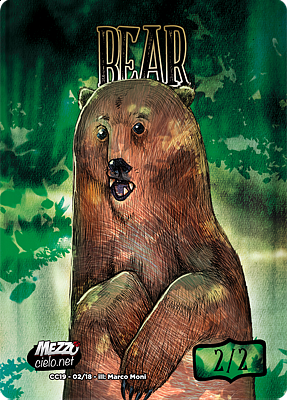 Bear MTG token 2/2