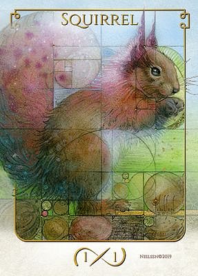 Squirrel MTG token 1/1