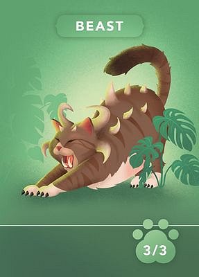 Beast MTG token 3/3