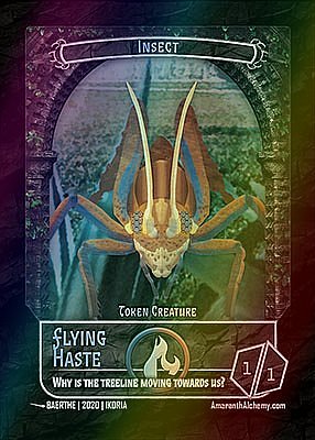 Insect MTG token 1/1 (v.3)