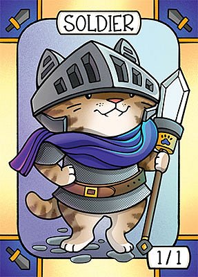 Soldier MTG token 1/1