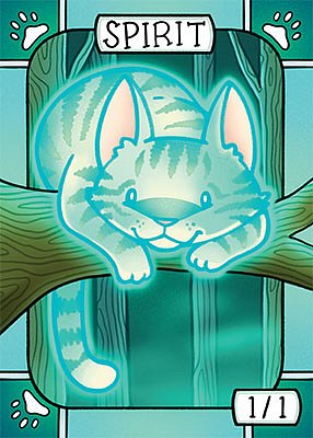 Spirit MTG token 1/1