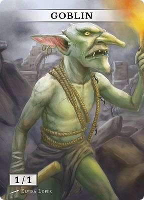 Goblin MTG token 1/1