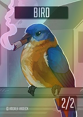 Bird MTG token 2/2