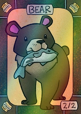 Bear MTG token 2/2