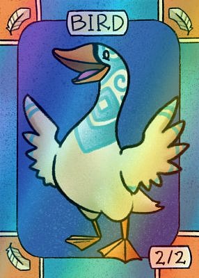 Bird MTG token 2/2