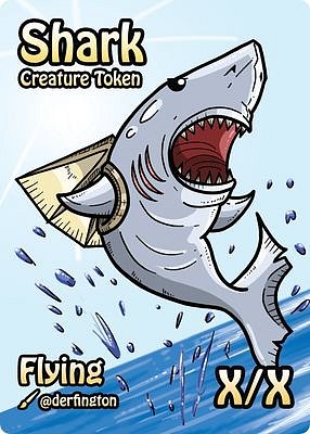 Shark MTG token X/X