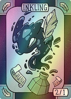 Inkling MTG token 2/1