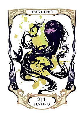 Inkling MTG token 2/1