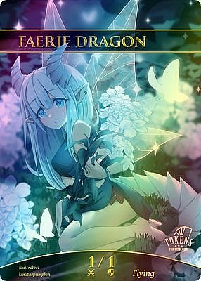 Faerie Dragon MTG token 1/1