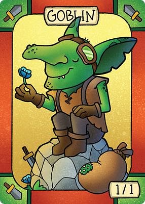 Goblin MTG token 1/1 (v.2)