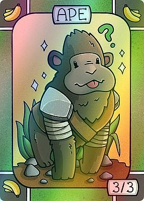 Ape MTG token 3/3