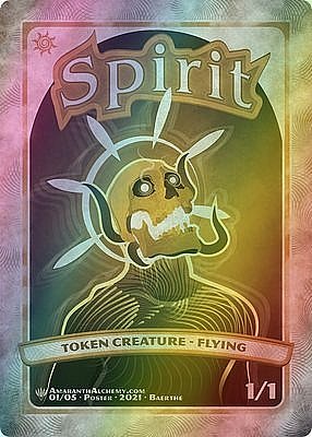 Spirit MTG token 1/1 (v.6)