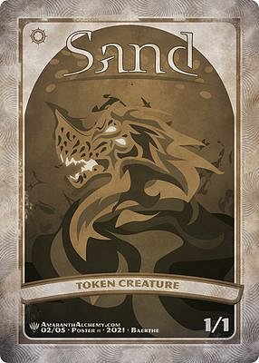 Sand MTG token 1/1