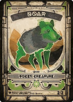 Boar MTG token 2/2