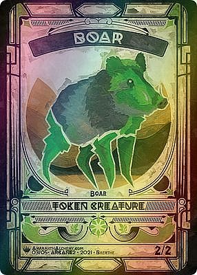 Boar MTG token 2/2