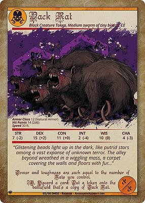 Pack Rat MTG token */*