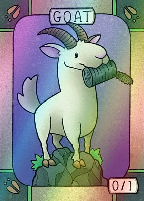 Goat MTG token 0/1