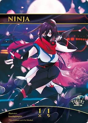 Ninja MTG token 1/1