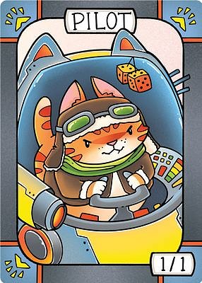 Pilot MTG token 1/1